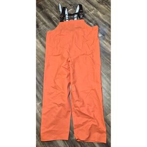 Grundens Clipper 116 Fishing Bib with Suspenders Orange XL NEW NWOT NEVER WORN